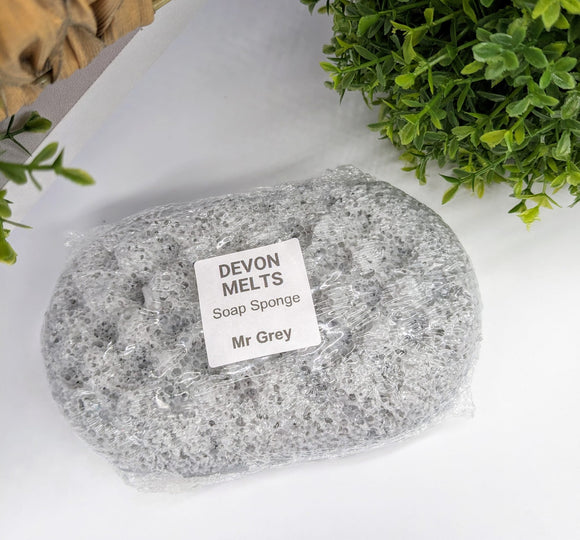 Large Fragranced Exfoliating Soap Sponge - Mr Grey