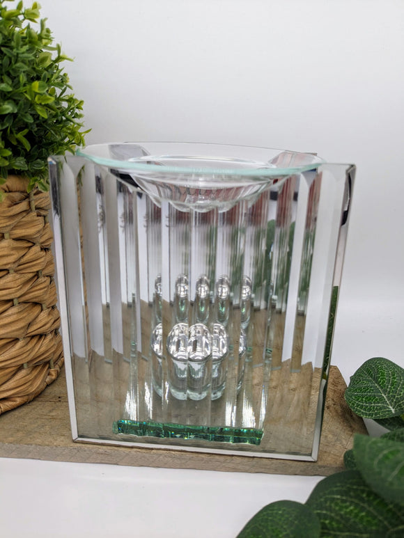 Rippled Glass Art Deco Wax Burner - £8.95