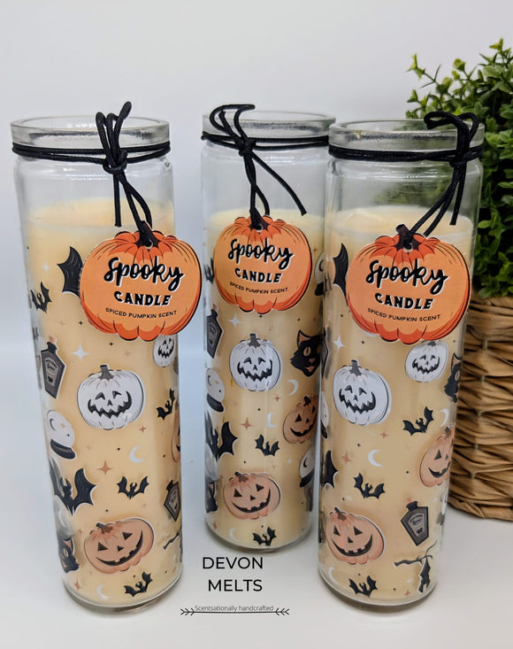 Spooky Spiced Pumpkin Tube Candle - Now £5.00 - was £8.95