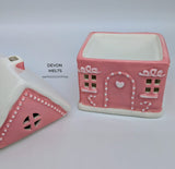 Pink Gingerbread House Ceramic Burner - £11.95
