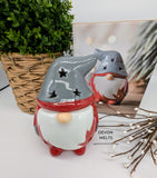 Red & Grey Gonk Ceramic Burner - £10.95