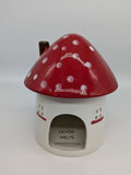Mushroom House Ceramic Oil & Wax Tealight Burner - Now £14.95 - was £15.95