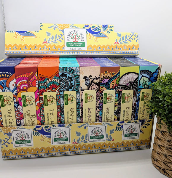 Namaste Mandala Masala Incense Sticks - Palo Santo - £1.95