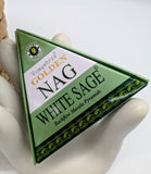 Golden Nag Back Flow Incense Cones - White Sage 10 pack - £2.95