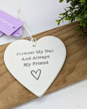 Hanging Ceramic Hearts - £3.75