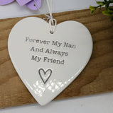 Hanging Ceramic Hearts - £3.75