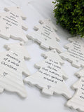 Hanging Ceramic Christmas Tree Plaques- £3.75