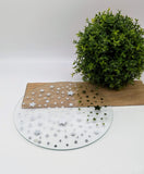 Large Candle Plate - Stars - £4.95