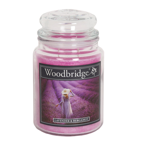 Woodbridge Large Jar Candle - Lavender & Bergamot - £16.00