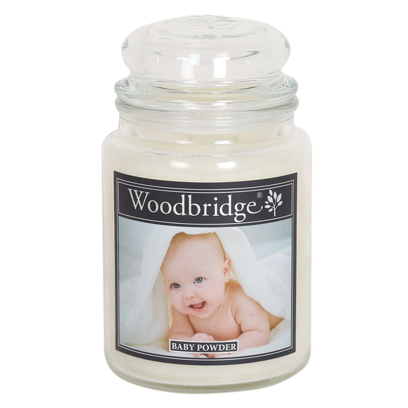 Woodbridge Large Jar Candle - Baby Powder - £16.00