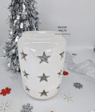 Ceramic Multi Star Cut Out Burner - White - £7.95