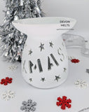 Christmas Cut Out 'XMAS' Text Ceramic Burner - £9.95