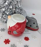 Red & Grey Gonk Ceramic Burner - £10.95