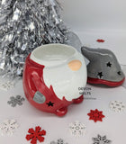 Red & Grey Gonk Ceramic Burner - £10.95