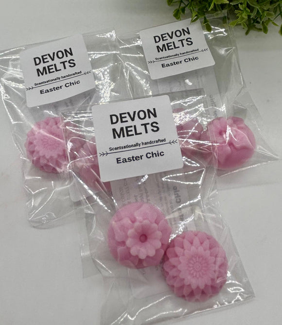 Flower Melts 2pk - Easter Chic - £1.35