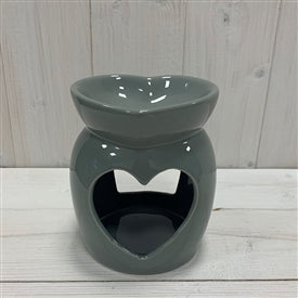 Heart shaped bowl ceramic burner - £9.95