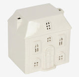 White Ceramic House Tealight Burner - £12.95