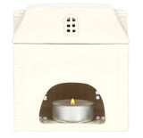 White Ceramic House Tealight Burner - £12.95