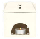 White Ceramic Tealight Burner - £12.95