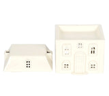 White Ceramic House Tealight Burner - £12.95
