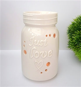 Just Love White Ceramic Burner - £10.95