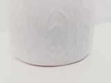 White Embossed Leaves Burner - £6.75
