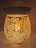 Pearl Crackle Electric Wax Burner - £18.95
