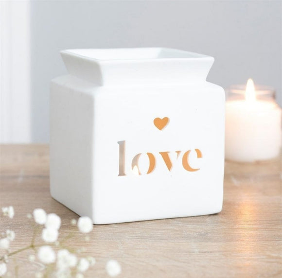 Square Love Cut Out Burner - £11.95