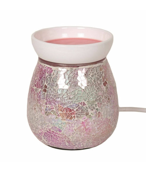 Pink Crackle Electric Wax Burner - £18.95